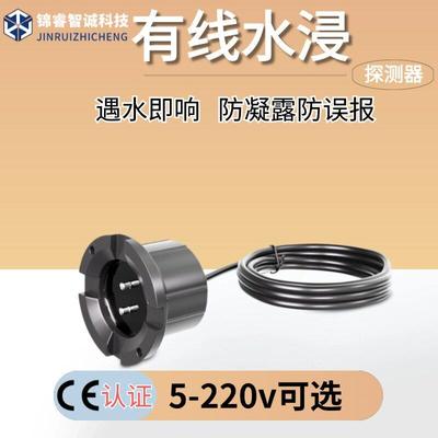 水浸感测器开关量继电器漏雨浸水机房仓库溢水探测感应警报器监视