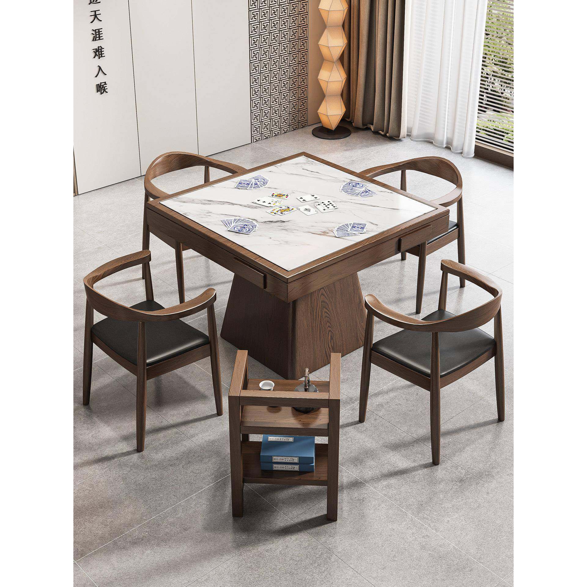 新中式实木岩板茶桌椅组合2025新款高端家用办公室禅意茶台麻将桌,住宅家具,家用茶台/茶桌,淘宝优惠券,粉丝福利购,淘宝优惠卷