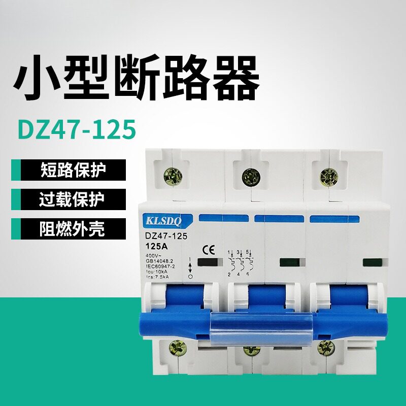 高分段小型断路器DZ47-125现货3P