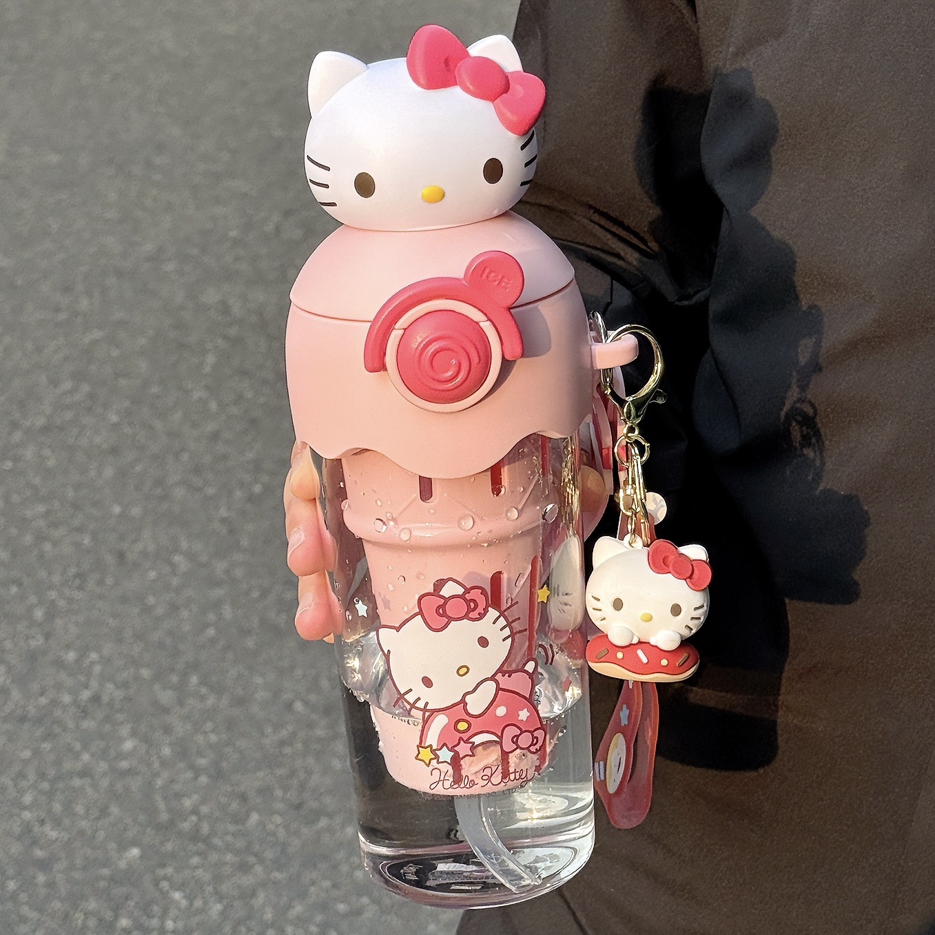 HelloKitty可爱儿童带吸管库洛米