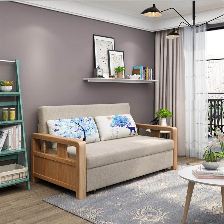 两用可折叠沙发双人小户型客厅简易推拉经济型多功能折叠床