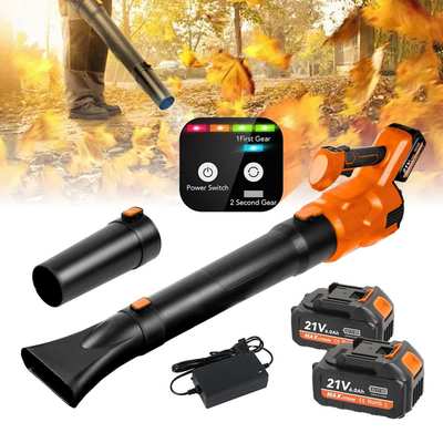 锂电暴风机大功率户外吹叶除尘工业电动鼓风机手持无线吹雪机跨境