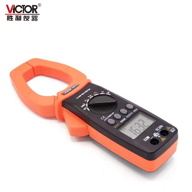 胜利VC6052交直流大电流2000A数字钳形钳形表