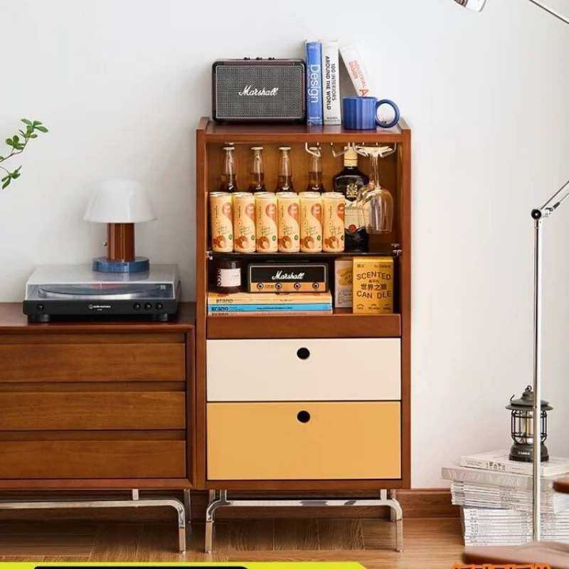北欧中古餐边复古简约收纳实木边柜厨房客厅储物柜一体小户型酒柜,模玩/动漫/周边/娃圈三坑/桌游,模型制作工具/辅料耗材,淘宝优惠券,粉丝福利购,淘宝优惠卷