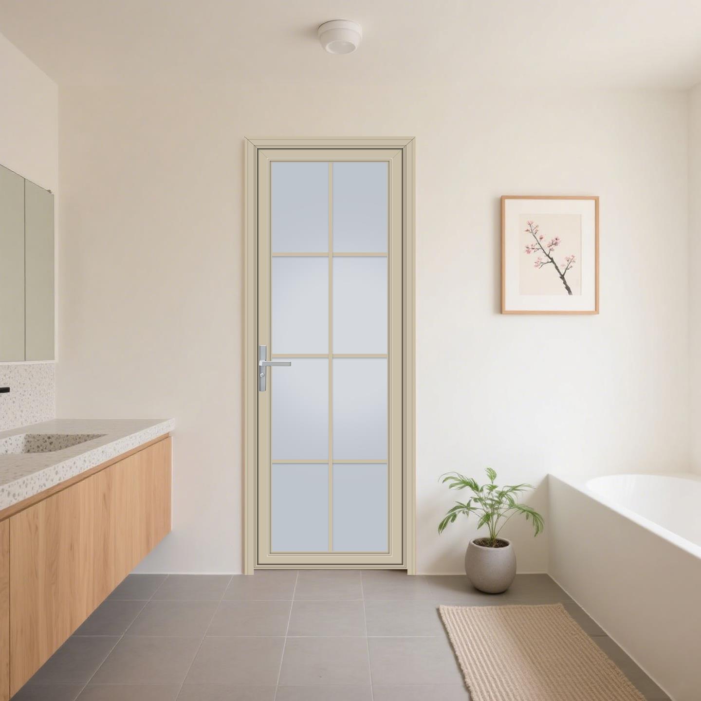 厕所门单双包边铝合金厕所浴室门双钢化玻璃门洗手间厨房卫生间门