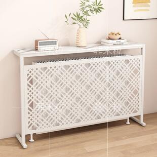 暖气片欧式上方置物架客厅装饰遮挡长条入户靠墙正对门轻奢玄关桌