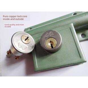 农村大铁锁架双门门锁木门街扇防盗锁庭院老式通用型