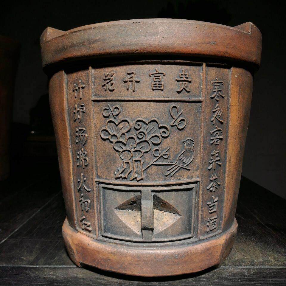 围炉煮茶碳炉煮茶功夫茶碳炉橄榄核碳炉煮茶炉红泥小火炉复古碳炉