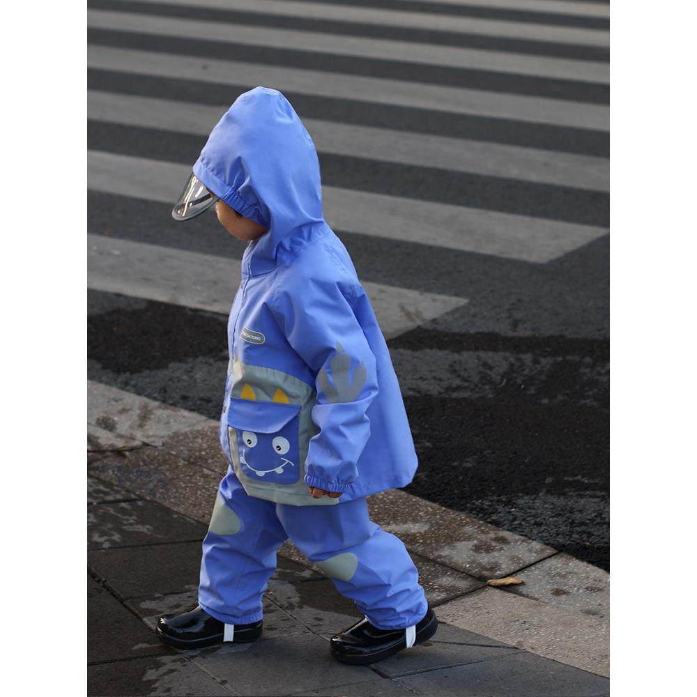 儿童雨衣分离集防水男孩2025新女孩宝宝幼儿园雨雨披夹克+裤子