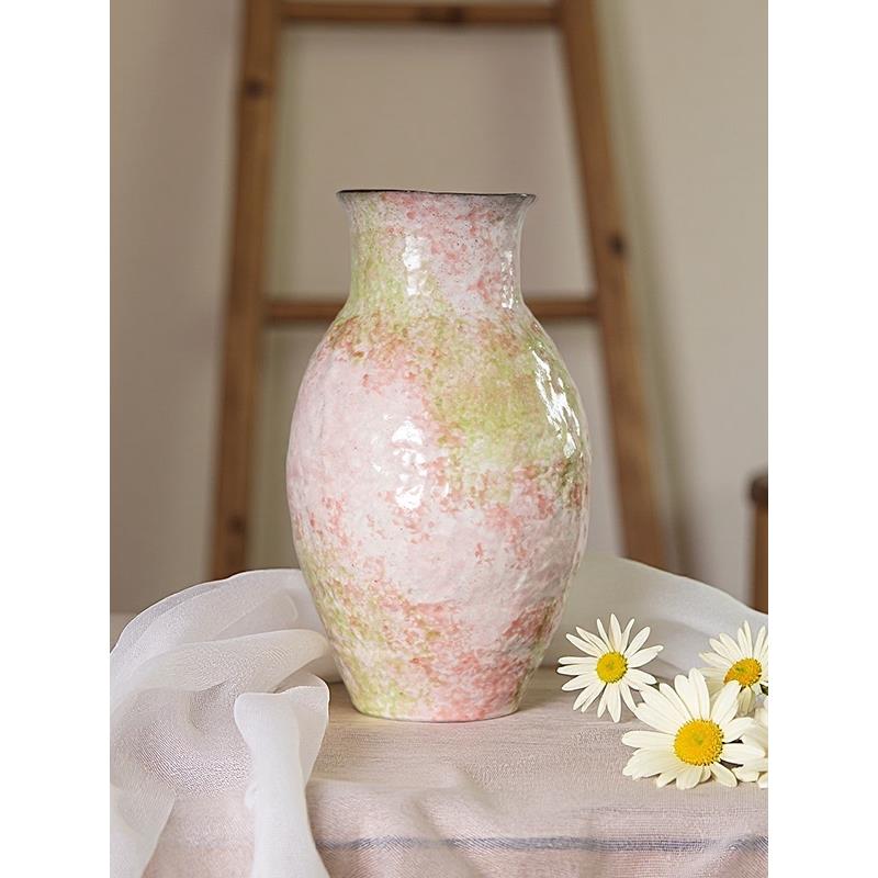 【云色】景德镇紫泥手绘花瓶，客厅入口，民宿茶室插花陶瓷装饰品