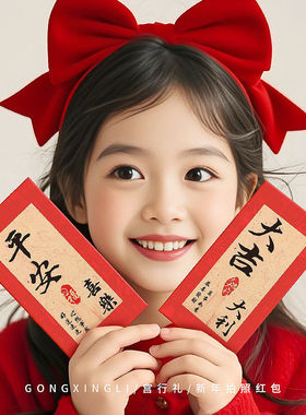 2025年新年拍照道具蛇年过年手持对联装饰品春节儿童跨年氛围道具