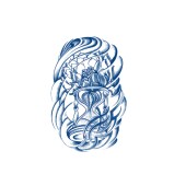 猎己 草本防水防汗不反光手臂胸前小腿小众男女 花藤之舞