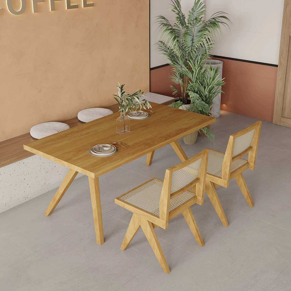 现代商用场所咖啡桌椅成套搭配 各种高级奶茶店甜品店长方形桌子