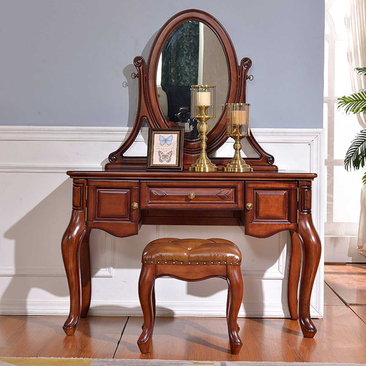 厂家直销美式桃花心实木卧室梳妆台凳简约大小户型高清美观时尚,模玩/动漫/周边/娃圈三坑/桌游,模型制作工具/辅料耗材,淘宝优惠券,粉丝福利购,淘宝优惠卷