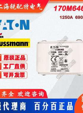 170M6466快速熔断器 690V 1250A 巴斯曼BUSSMANN快速熔断器