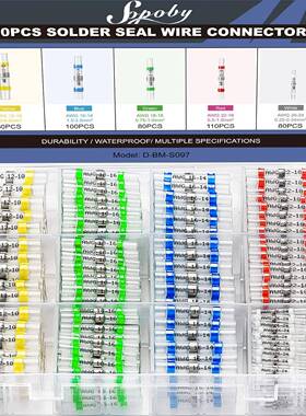 400PCS Solder Seal Wire Connectors, Sopoby Self Soldering He