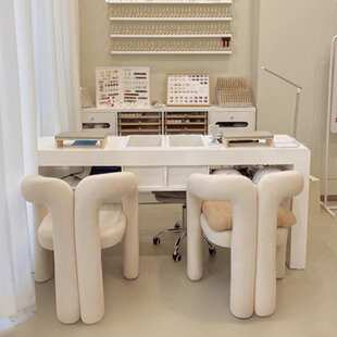 美甲店顾客专用凳子新款主卧室女生衣帽间梳妆台椅子化妆椅化妆凳