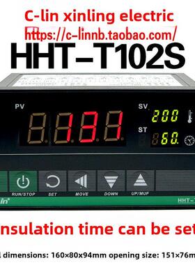 欣凌牌ht- t102s Pt100 0-200度ht- t102智能温度时间控制器