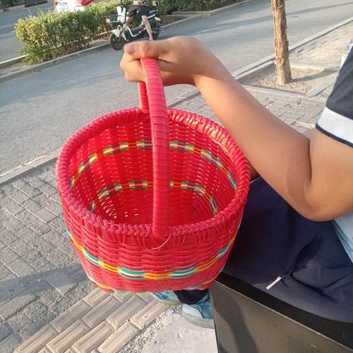 采购产品手编织篮子，竹手篮子，水果篮子，蔬菜篮子，采摘篮子，