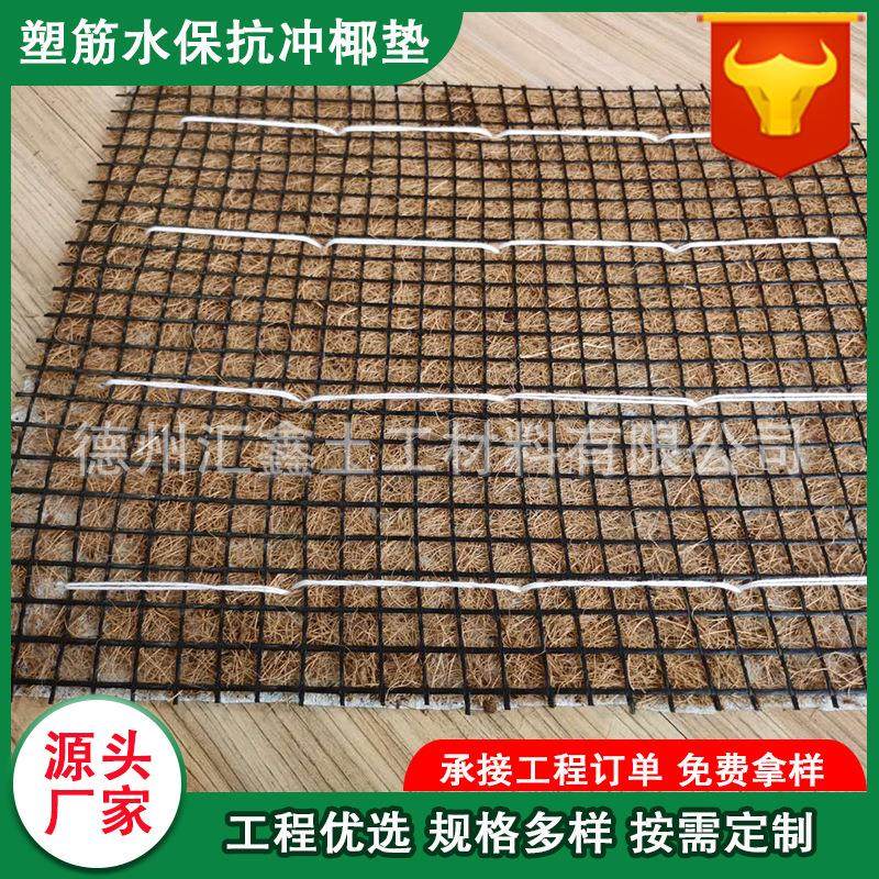 塑筋防冲椰棕垫 塑筋水保抗冲椰垫 河道治理边坡防护材料支持定制,五金/工具,其他机械五金,淘宝优惠券,粉丝福利购,淘宝优惠卷