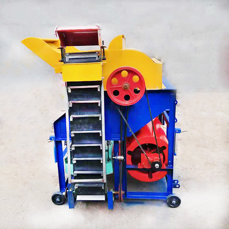 广东12马力柴油机配套花生摘果机 干湿两用自动装袋覆盆子摘果机