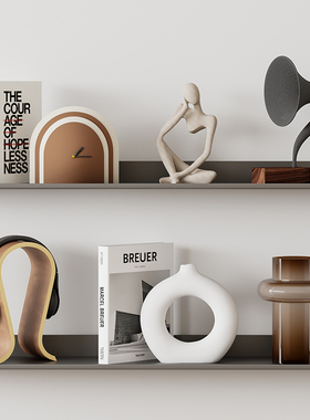 现代轻奢高级感电视柜壁龛摆件客厅样板房开放格酒柜小众软装饰品