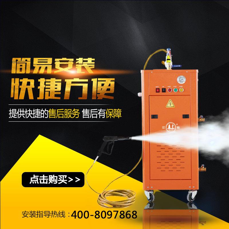 江心6KW蒸汽清洗机商用全自动蒸汽清洁机移动蒸汽洗车机