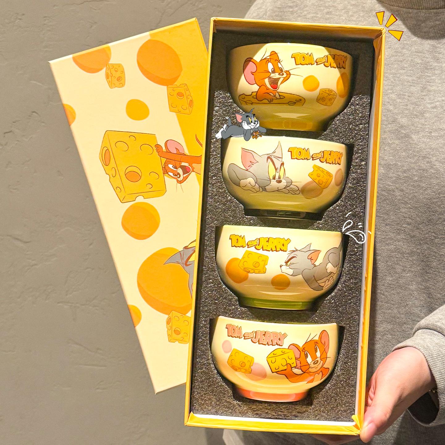 正版猫和老鼠饭碗家用新款碗具