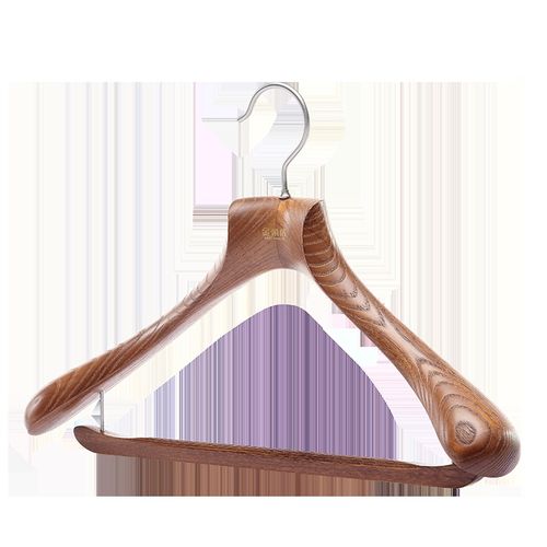 金领结高档美式实木衣架高端中式欧式法式白蜡木衣柜衣帽间木衣撑