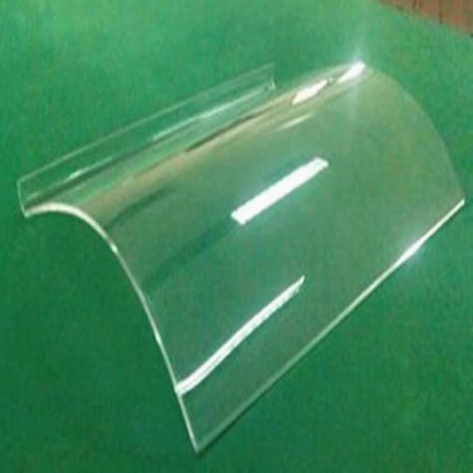 弧形亚克力热弯板折弯直角 有机玻璃异型弯曲 透明亚克力弧形加工
