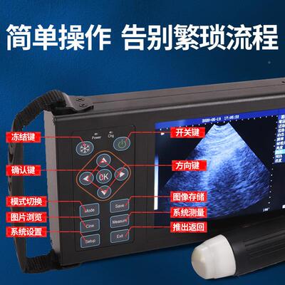 畜养殖兽用B超机 猪用羊GOB牛动仪物孕b超测孕高清便牧携检仪