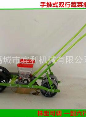 小型力大葱种机人 双行小颗粒播种机小型蔬菜播种机播多 少OSV钱