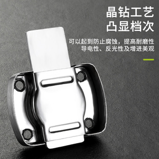 304不锈钢插销卧室房内开门栓卫生间商场防盗明装旋转老式反锁扣