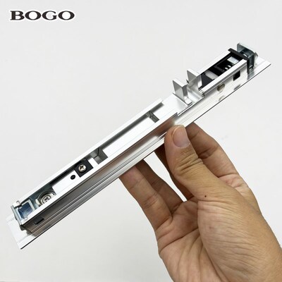 bogo锁宝高五金带钥匙推拉门锁MA锁两点自动锁碰锁推拉窗锁香槟色