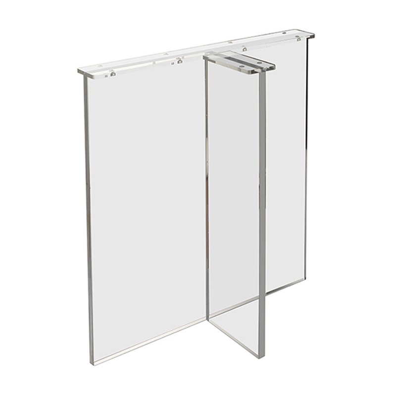 亚克力桌腿支架定制透明桌脚岛台岩板茶几支撑脚悬浮桌角厚板加工