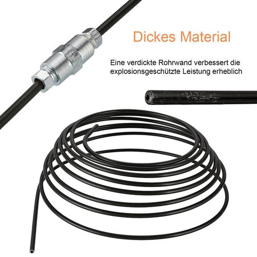 2件装汽车制动管5米 3/16英寸机动车农机车刹车Y管线维修套装