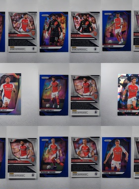 PANINI 25年 Prizm Arsenal 萨卡 斯凯利 恩瓦内里 萨利巴 球星卡