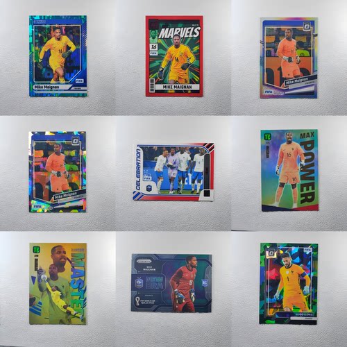 TOPPS PANINI 法国 洛里 迈尼昂 带编限量 各系列球星卡周边礼物