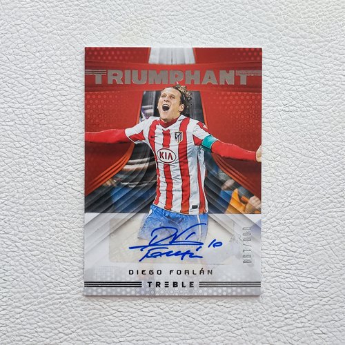Panini 三重奏 马德里竞技 迭戈 弗兰 亲签 签名 球星卡 周边礼物