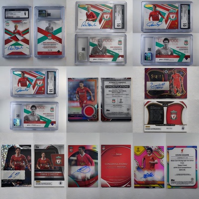 Topps PANINI 利物浦 索博斯洛伊 罗比福勒 托雷斯签名球星卡礼物