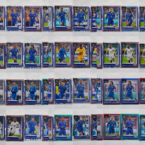 Panini Donruss 世界杯 法国 姆巴佩 奥利塞 登贝莱 球星卡 周边