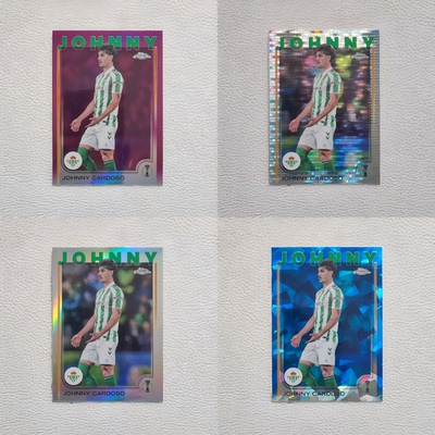 TOPPS Chrome 皇家贝蒂斯 马德里竞技 卡多佐 折射 球星卡 周边
