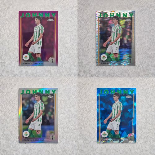 TOPPS Chrome 皇家贝蒂斯 马德里竞技 卡多佐 折射 球星卡 周边