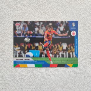 巴塞罗那 欧洲杯 亚马尔 Topps 时刻 西班牙 新秀ND 球星卡 Now