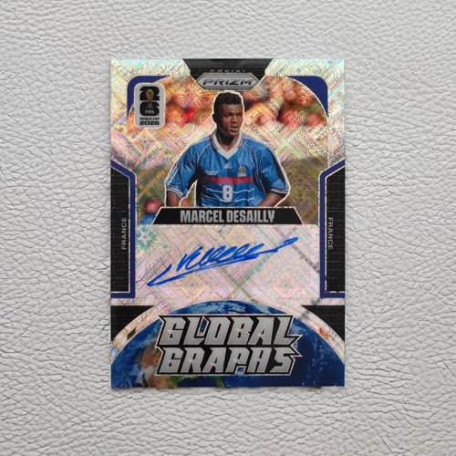 Panini 2026 世界杯 Prizm 法国 德塞利 亲签 签字 签名 球星卡