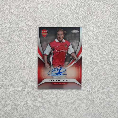 Topps Chrome Arsenal 元年 佩蒂特 亲签 签名 球星卡 周边 礼物