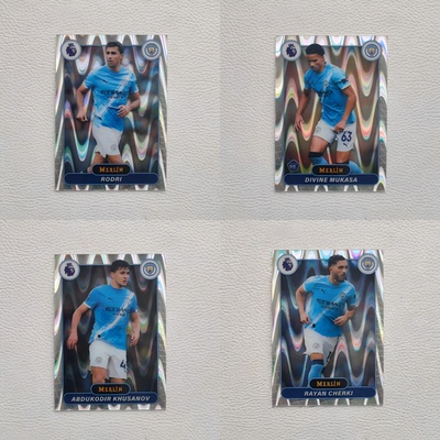 Topps Merlin 英超回归元年 曼城 切尔基 罗德里 穆萨卡 球星卡