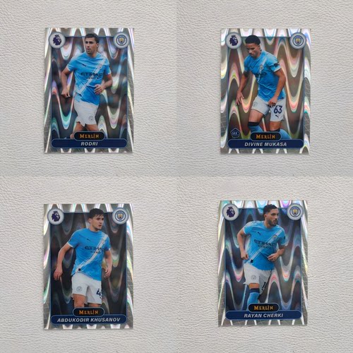 Topps Merlin 英超回归元年 曼城 切尔基 罗德里 穆萨卡 球星卡