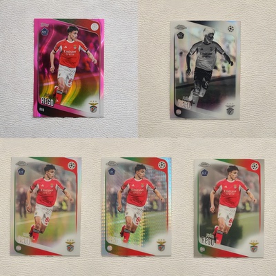 TOPPS CHROME 本菲卡 若昂 雷戈 新秀RC 折射 球星卡