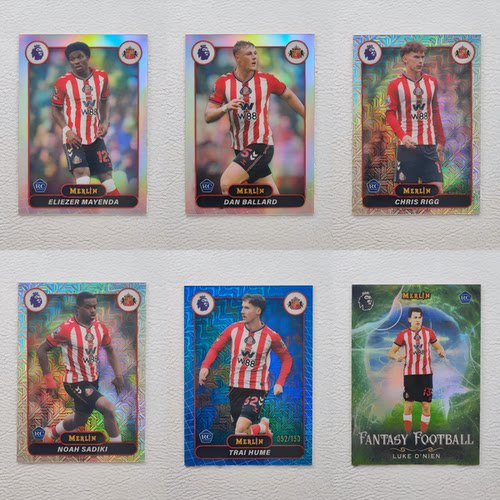 Topps Merlin 英超回归元年 桑德兰 休姆 萨迪基 里格 新秀球星卡